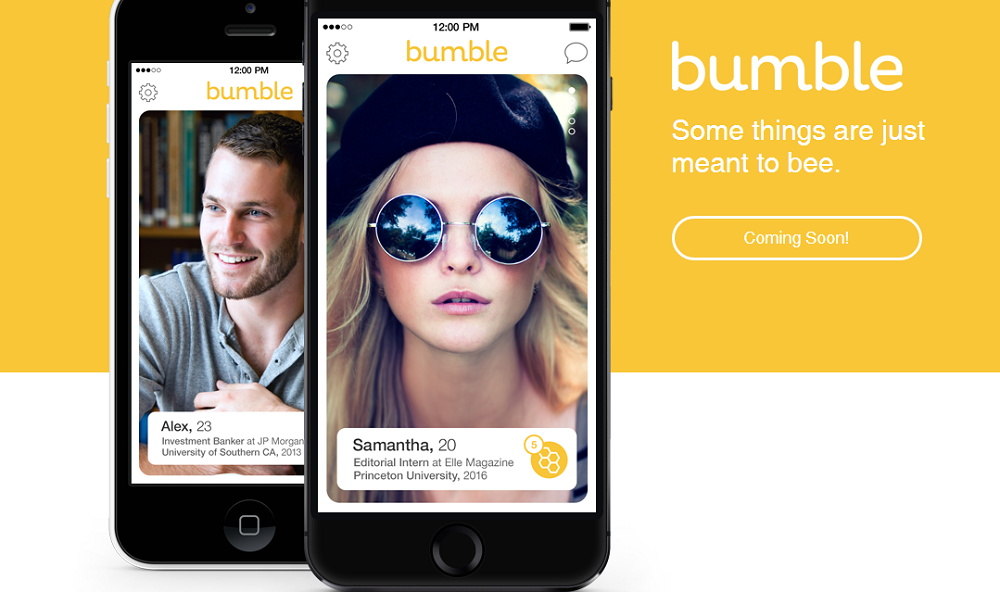 Tinder元社員が新しいiPhone用恋活アプリ「Bumble（バンブル）」を立ち上げ話題に！